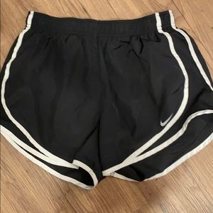 Black Nike drifit shorts. Size medium.
